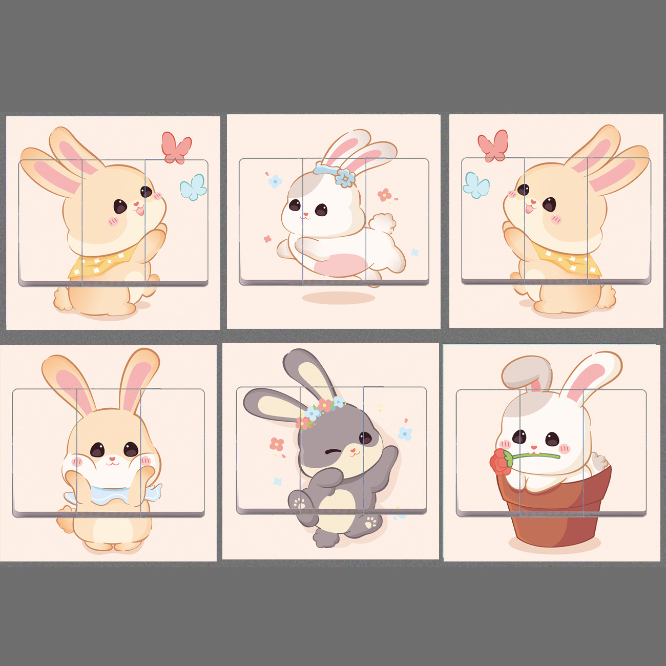 卡通可爱兔子开关贴插座贴画墙上翻新家用房间遮挡自粘不透明装饰,家居饰品,开关贴,淘宝优惠券,粉丝福利购,淘宝优惠卷