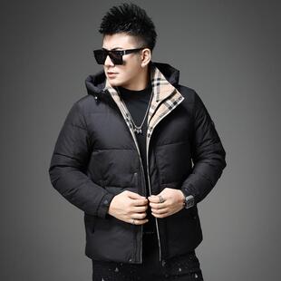 欧洲站轻薄连帽羽绒服男装2025冬季加厚保暖男士冬款潮流外套男款