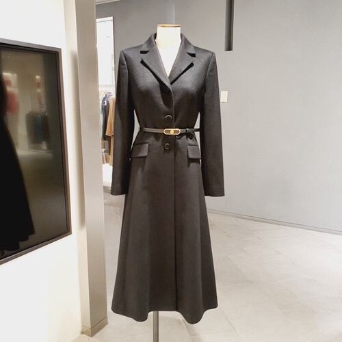 韩国直邮 MICHAA美夏秋冬正品宋慧乔同款西装领中长款羊绒大衣