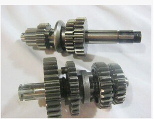 摩托车配件适用于弯梁车DY100，泰本田110主轴副轴，主副轴总成