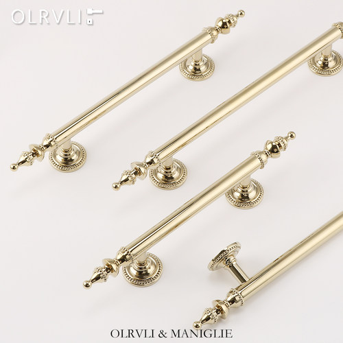 olrvli黄铜柜门法式欧式拉手