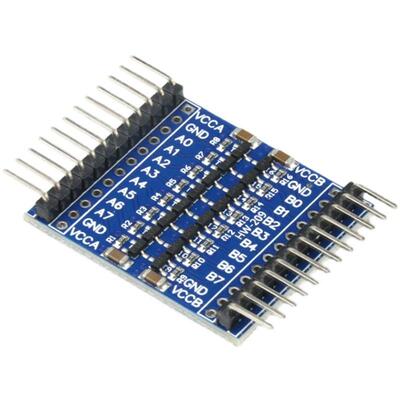 8路电平信号转换器模块3.3V 5V IO双向TLL互转板 非升压降压电源