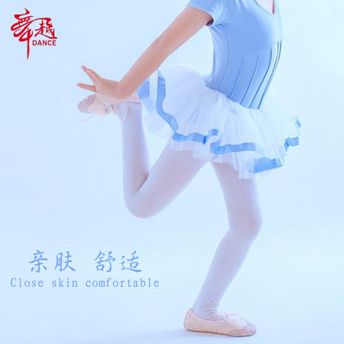 舞越儿童舞蹈连体袜女童练功袜子 丝袜连裤袜防勾丝薄款打底裤