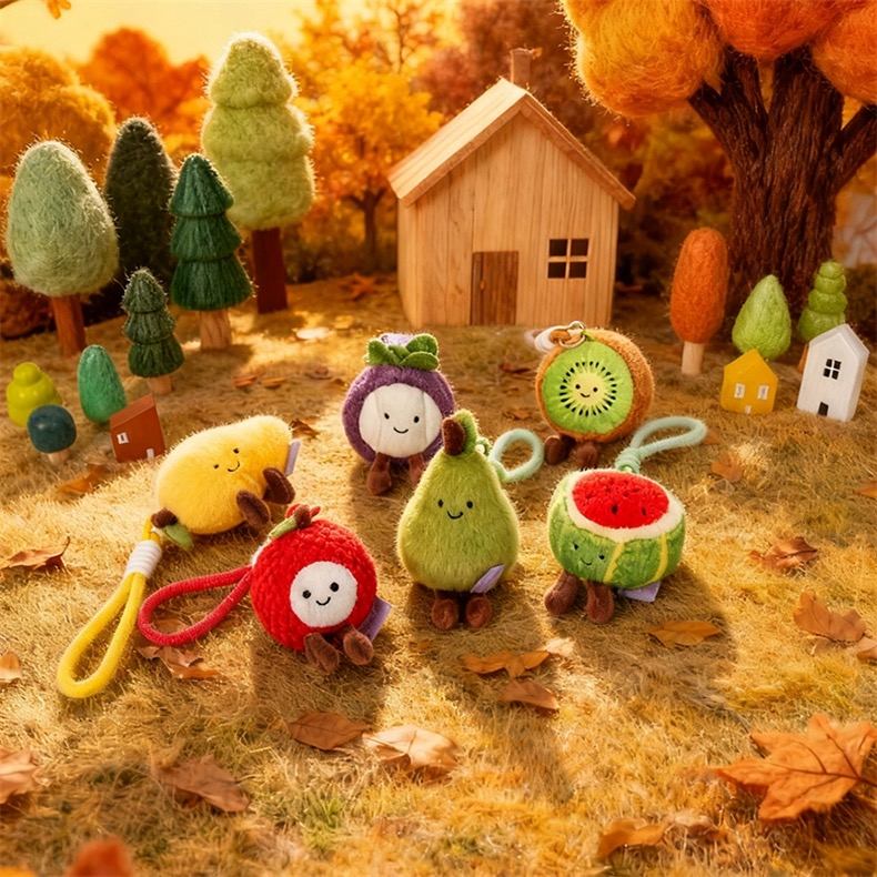生态仿真水果蔬菜可爱毛绒玩具小号公仔解压玩偶娃娃生日礼物女生