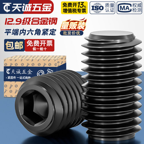 【全网热销】12.9级平端紧定螺丝