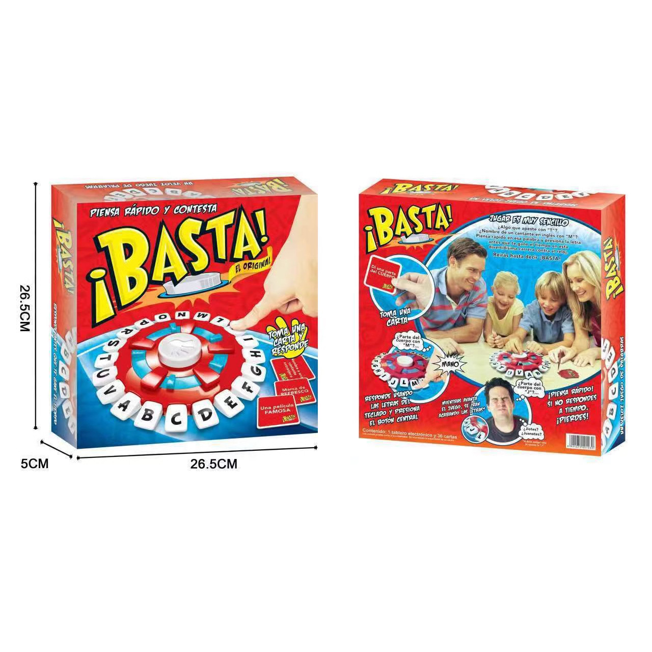 跨境亚马逊tapple疯狂字母数字桌游戏互动快节奏棋盘益智