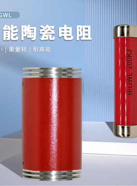 RIGWL 33KJ-60R 高能陶瓷电阻 高压软启动电阻 高压高能实体电阻