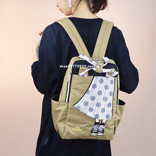 mis 日系小清新刺绣潮流手提双肩背包尼龙布女休闲包 zapatos新款