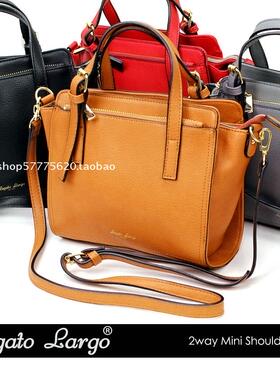 Legato日系复古合成皮革手提包斜跨款女款休闲包