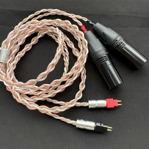 德聆格 hd650双三芯卡农平衡线 HD600 HD660S HD660S耳机升级线