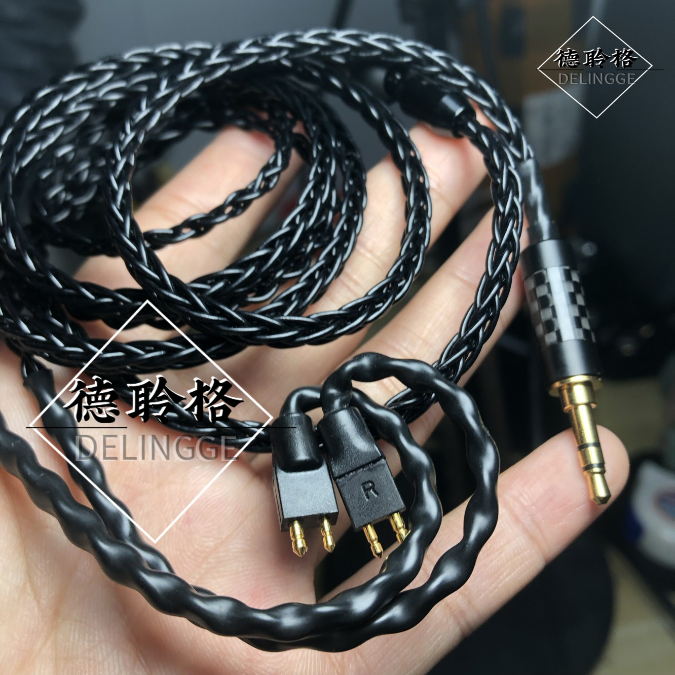 德聆格耳机升级线手工定制