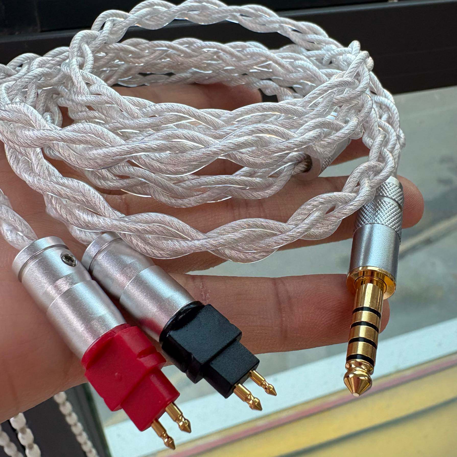 德聆格HD660s HD650 HD580 HD600 HD6XX HD25银耳机升级线4.4平衡