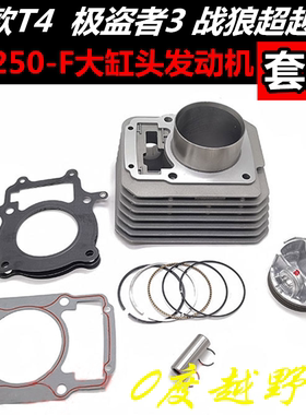 宗申CB250-F大缸头发动机套缸新T4极盗者3战狼超越版越野车活塞环