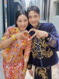 小褂皇龙凤褂出租手工中式结婚新娘龙凤裙褂礼服秀禾婚服嫁衣租赁