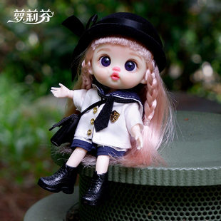 新款萝莉芬正版手机饰品挂件娃娃装扮玩偶毛绒公仔布女孩生日礼物