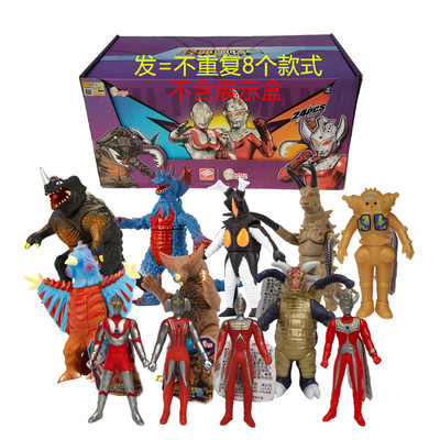 正版授权锦江奥特曼软胶怪兽玩具艾雷王雷德王哥莫拉古墩男孩礼物