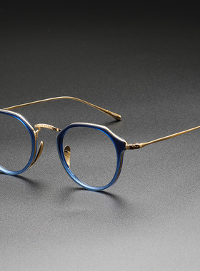 吴彦祖日本Kame万年龟ManNen同款KMN1113男女近视纯钛眼镜框架