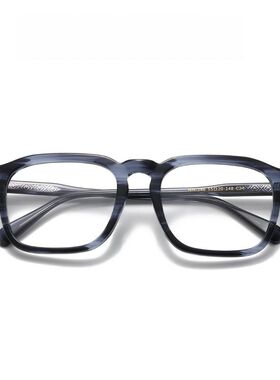 蓝条纹GENTLE款眼镜框可配光致变色近视镜片男女MONSTER镜架NN146