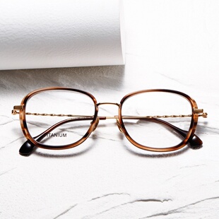 增同永款GMS-658TS男女椭圆钛眼镜框1905 G.M.S Gozaemon