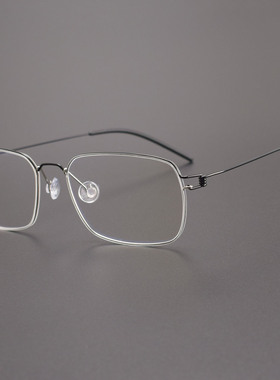 林德LIND伯格BERG同款jimmy眼镜框架男女近视carlos平替air rim