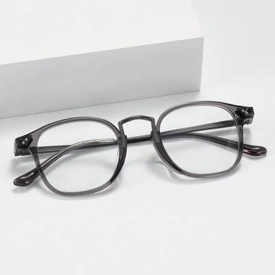 MATSUDA松田光弘同款2808H纯钛眼镜框超轻板材小女复古近视眼镜架