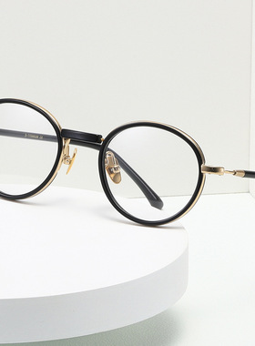 增同永款GMS-120TS超轻纯钛小号女生近视眼镜架镜框