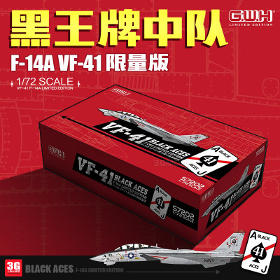 F-14A雄猫战斗机黑王牌中队1/72