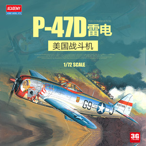 P-47D雷电战斗机模型爱德美