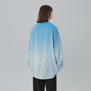 华夫格拼接卫衣宽松大码渐变中性风外套 XZ229-1 WY006 P60 控85图片