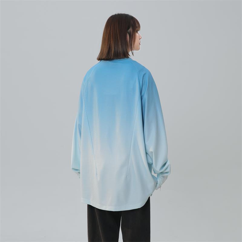 华夫格拼接卫衣宽松大码渐变中性风外套XZ229-1WY006P60控85,男装卫衣,星座301A-2