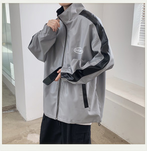 2021港风春季pu皮衣夹克男宽松百搭潮流外套  XZ229-1 PY01图片