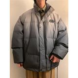 供直播得物品质渐变色棉服加厚港风XZ229-1MY90P118控158，男装棉衣，星座229-1