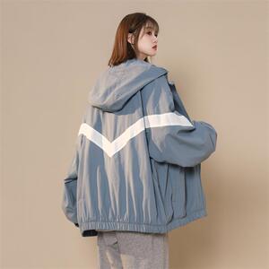 2023中性风连帽防风涂层休闲百搭夹克 XZ229-1 WT102  P98 控138图片