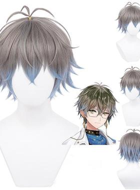 动漫假发 Vtuber彩虹社 虚拟偶像主播 Ike EvELand艾克伊弗兰头套