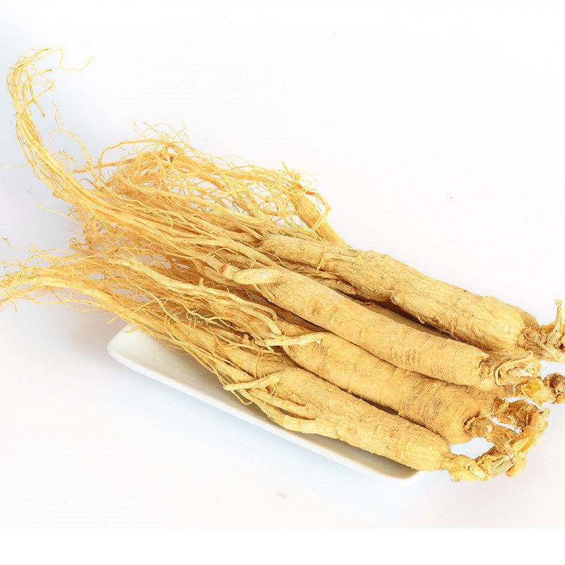 8年根特大干人参生晒参白条参边条参无硫参泡酒白参人参片人参粉5