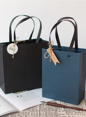 礼品袋手提袋韩版小清新生日节日庆祝礼物送祝福包装盒纸袋礼品