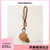 FNDOII毛绒缤纷冰淇淋手绳包包挂件背包挂饰车钥匙扣卡通甜筒挂件