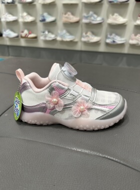 江博士专柜正品2026春女童二段机能鞋防滑透气学步鞋1B16B1054BW0