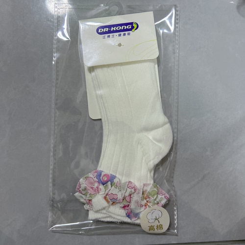 江博士专柜正品2026春女童棉袜子1A00B1212AW0S/1A00B1216AW0S
