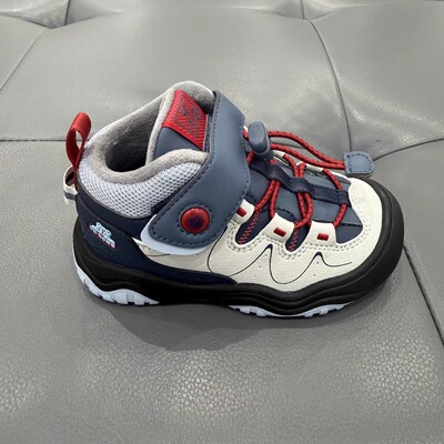 江博士专柜正品2025冬季新款男童皮面加绒防滑二棉运动鞋4029CM1