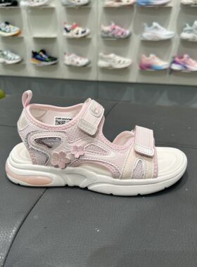 江博士专柜正品2026夏季女童露趾凉鞋轻便全接触凉鞋1S20B2010AW0