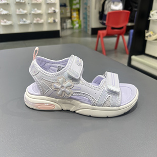 江博士专柜正品2025夏季女童露趾凉鞋轻便全接触凉鞋1S20A2010AW0