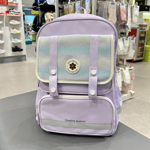 江博士专柜正品护脊减负书包小学生3-5年级女童M码1Z12A3024AW0