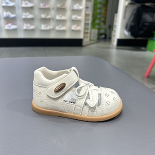 1S13A2022AW0 防滑学步鞋 江博士专柜正品 2025夏一阶段女童包头凉鞋