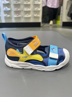 江博士专柜正品2025夏季男童包头凉鞋二段透气学步鞋1S14A2004AM0