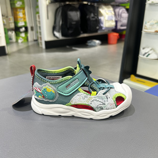 江博士专柜正品2025夏男童闪灯凉鞋二段透气学步鞋 1S14A2007BM0