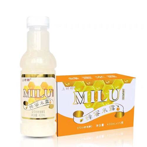 26年3月新货 上好椰蜂蜜米露饮料15瓶甜酒酿月子甜糯米酒营养饮品
