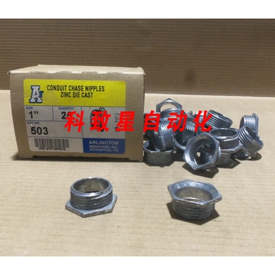 工业配件25 盒APPLETON 503 1英寸导管槽接头锌压铸 1