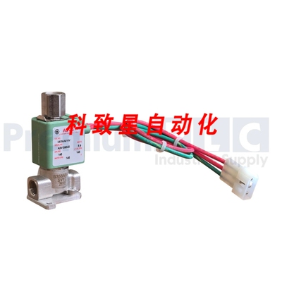 工业配件ASCO U8356A014V 3/2 8356系列3路/2-POS电磁阀1/8英寸 N