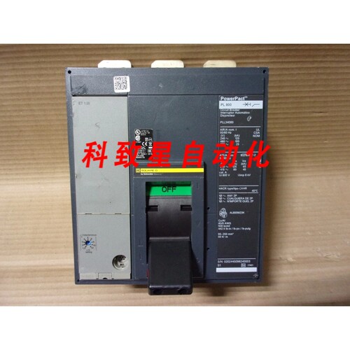 工业配件PLL34080 3极800 AMP 480V 断路器